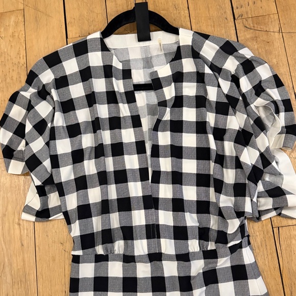 Norma Kamali Obie Gingham Maxi XS - Picture 5 of 16